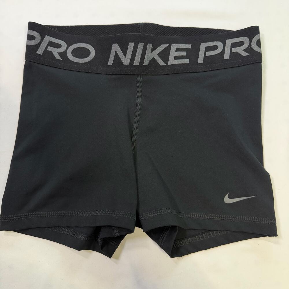 Nike Pro Women's Dri-fit Black Athletic Shorts- Size Small